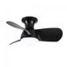 Ventilador de techo LED Mancado CCT Dim (20W) Acero - ABS PVC Ventilador de techo LED Mancado CCT Dim (20W) Acero - ABS PVC Negro
