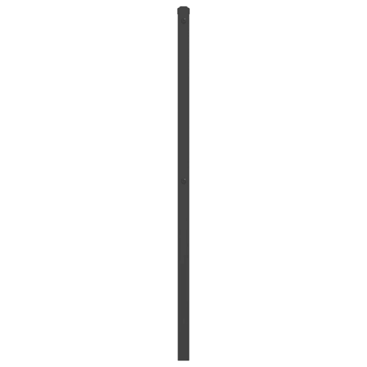 vidaXL Cabeceira de cama 193 cm metal preto