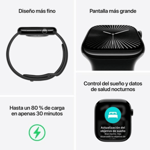 Smartwatch Apple MWY43QLA Preto Ø 46 mm