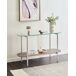 Beliani Mesa auxiliar LOVELL 120 Beliani Mesa auxiliar LOVELL 120 Plateado