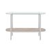 Beliani Mesa auxiliar LOVELL 120 Beliani Mesa auxiliar LOVELL 120 Plateado