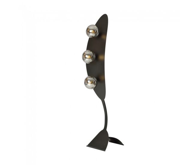 Lámpara de pie camerino grafito 3 luces marca wonderlamp