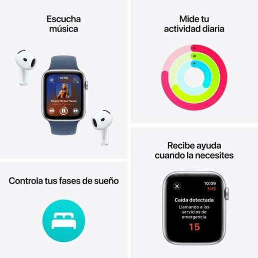 Smartwatch Apple MXEH3QLA Branco 40 mm Smartwatch Apple MXEH3QLA Branco 40 mm