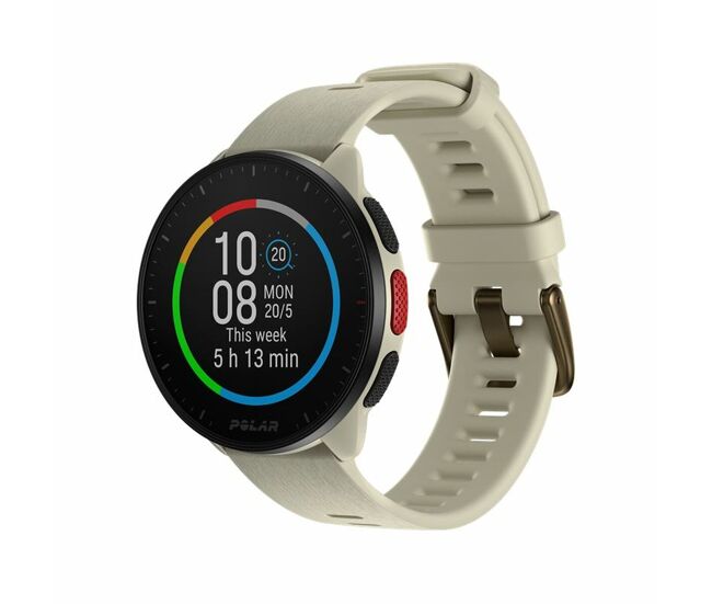 Reloj deportivo polar pacer beige (ø 45 mm)