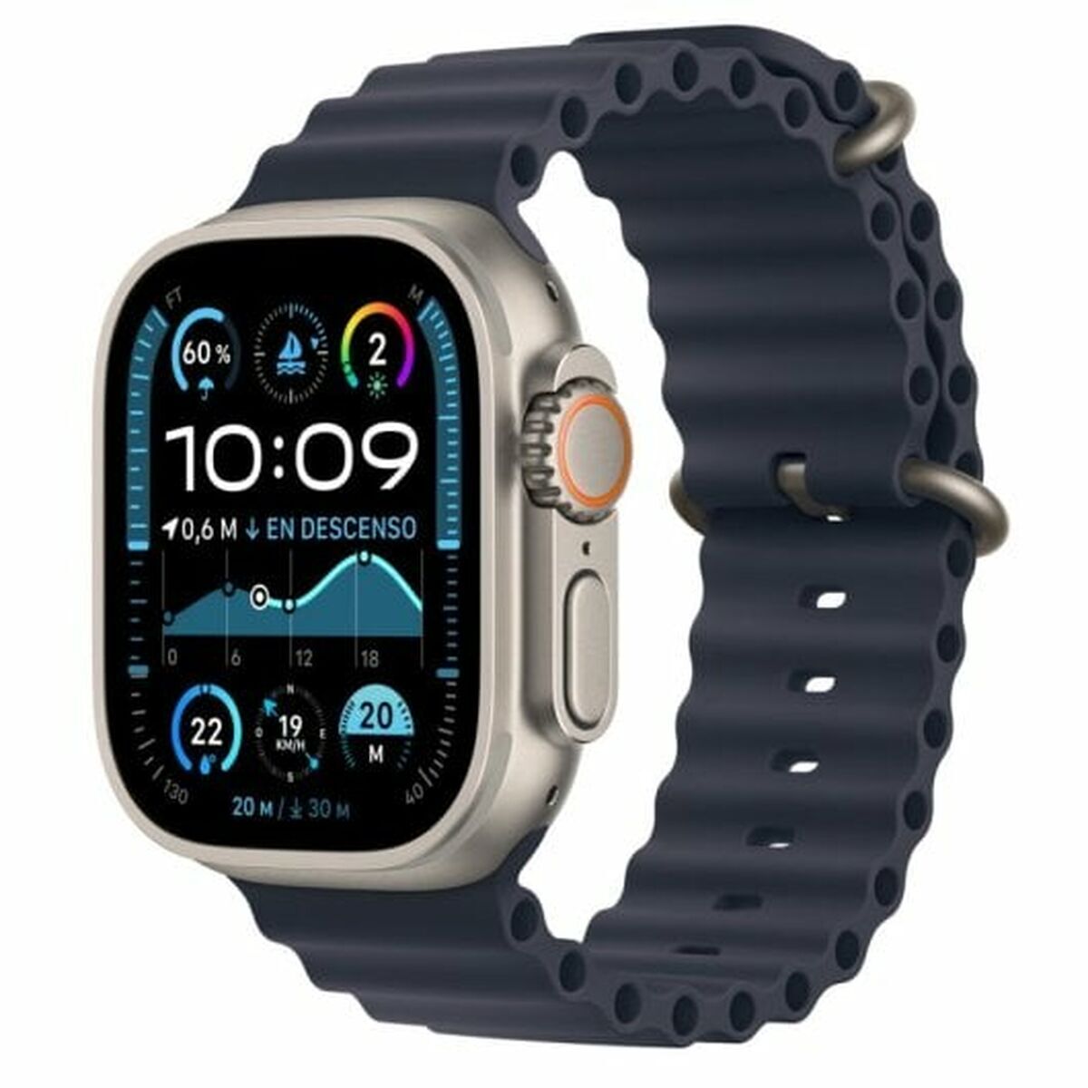 Smartwatch apple mx4d3ty/a titanio 49 mm