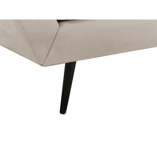 Sofá LENVIK Veludo Creme 3 lugares