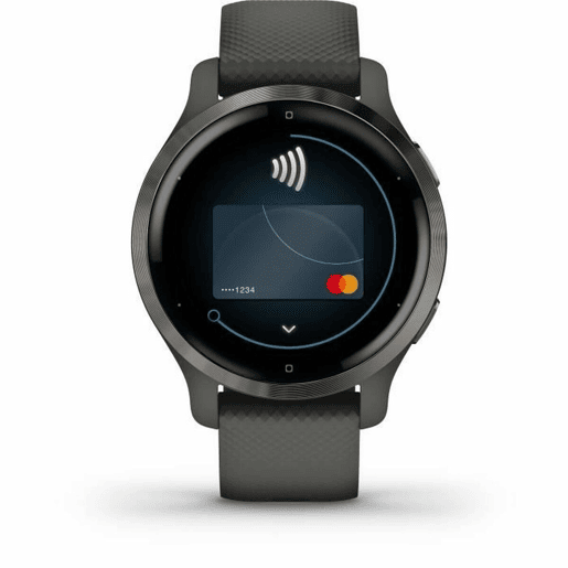 Smartwatch GARMIN Venu 2S GPS 1,1 Wi-Fi Preto Cinzento Grafite 40 mm