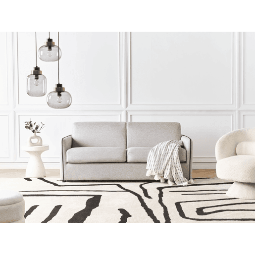Sofá-cama ISHOJ Tecido Cinzento claro 2 lugares