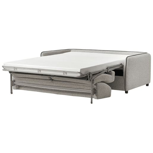Sofá-cama ISHOJ Tecido Cinzento claro 2 lugares