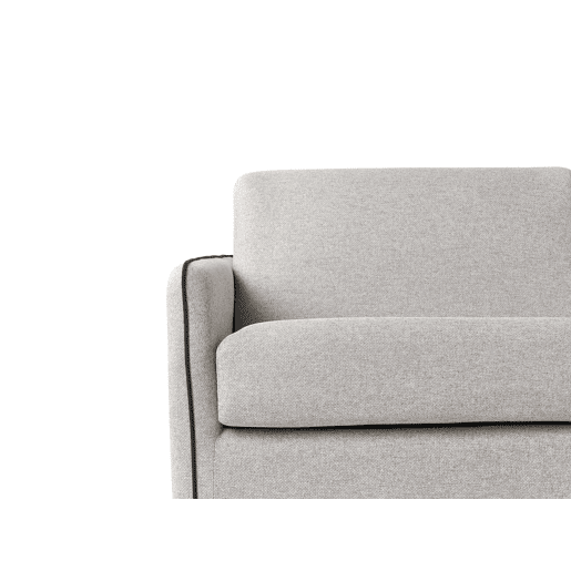 Sofá-cama ISHOJ Tecido Cinzento claro 2 lugares