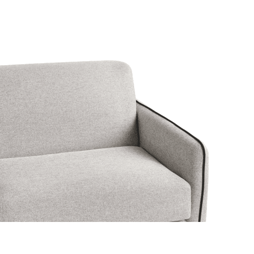 Sofá-cama ISHOJ Tecido Cinzento claro 2 lugares