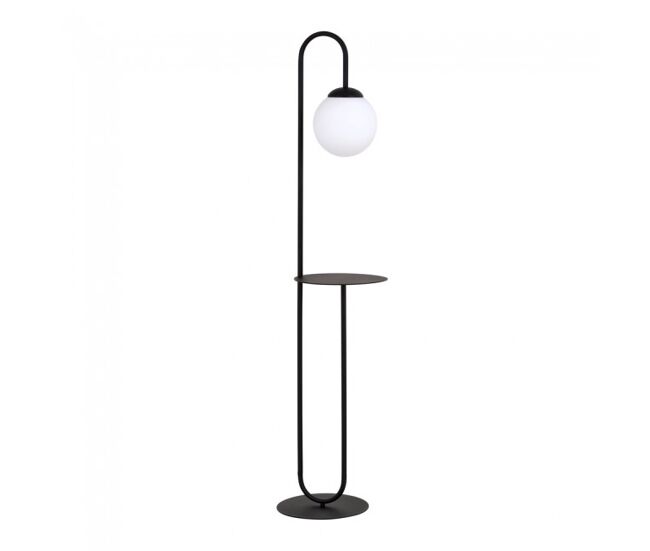 Lámpara de pie con mesita alcare negro marca wonderlamp