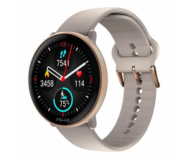 Reloj hombre polar plateado 1,28" 1,2"