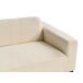 Beliani Sofá de 3 plazas Bouclé ANGE Beliani Sofá de 3 plazas Bouclé ANGE Crema