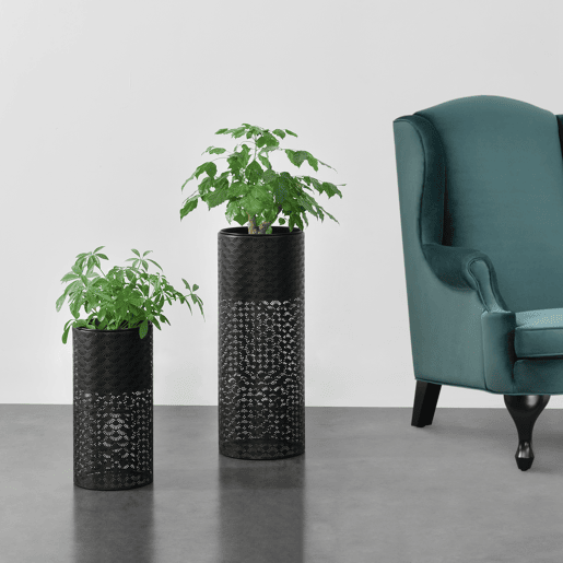 Conjunto de 2 x suportes para flores Virton - com plantador - suportes para plantas - Estilo decorativo - Metal - Preto en.casa Conjunto de 2 x suportes para flores Virton - com plantador - suportes para plantas - Estilo decorativo - Metal - Preto en.casa
