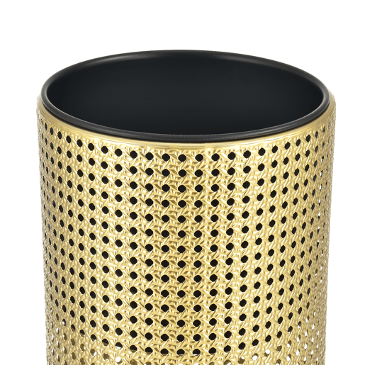 Conjunto de 2 suportes para flores Lüttich - com plantador - suportes para plantas - estilo decorativo - metal - dourado e preto en.casa