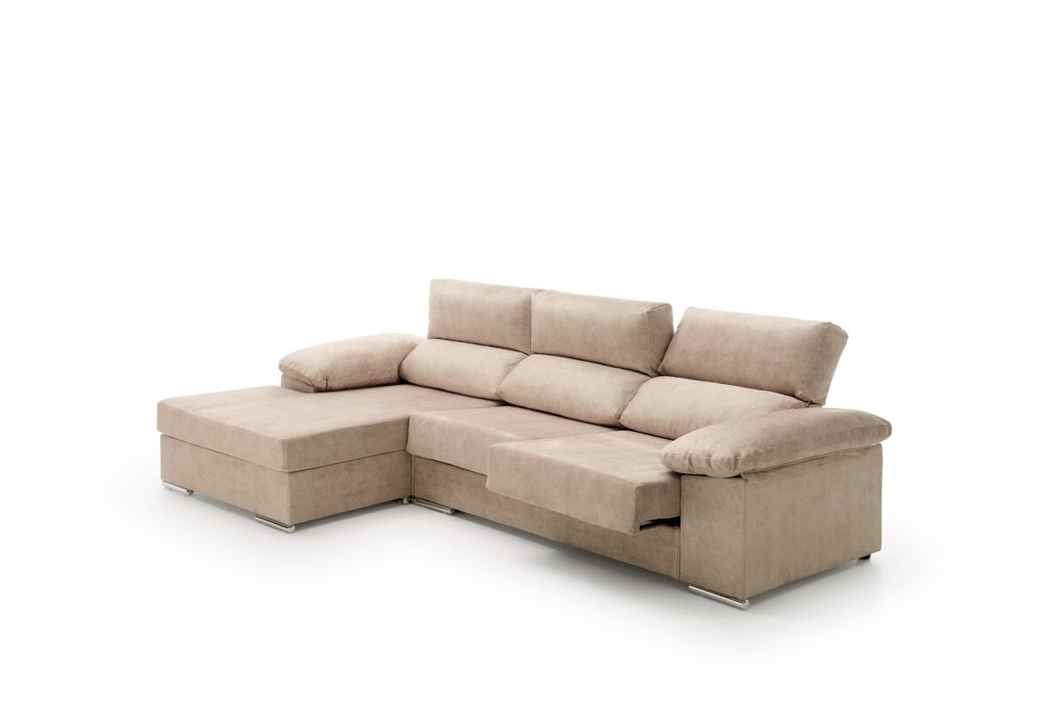 Sofa Chaise Longue Reclinable y Deslizante Melissa