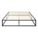 Cama Kreta de Metal con Colchón de espuma fría Cama Kreta de Metal con Colchón de espuma fría Negro