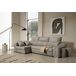 Sofa Chaise Longue Cama con Arcón y Puff Giuliana Sofa Chaise Longue Cama con Arcón y Puff Giuliana Gris