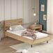 Cama simple Kv_nangen con cabecero Cama simple Kv_nangen con cabecero Roble