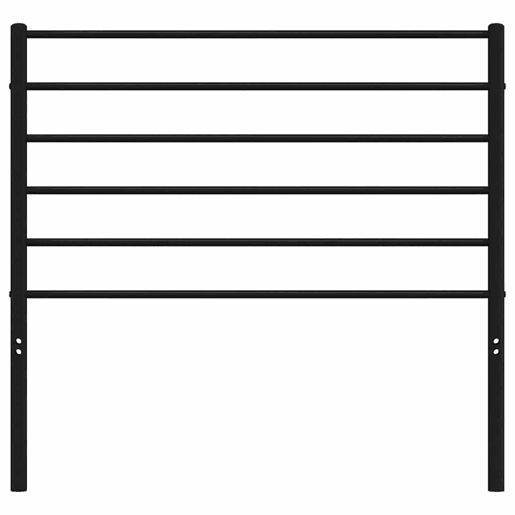 vidaXL Cabeceira de cama 107 cm metal preto vidaXL Cabeceira de cama 107 cm metal preto