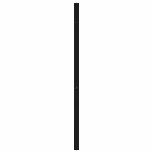 vidaXL Cabeceira de cama 107 cm metal preto vidaXL Cabeceira de cama 107 cm metal preto