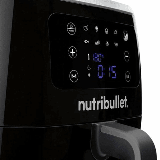 Fritadeira sem Óleo Nutribullet Air Fryer XXL Digital Preto 7 L