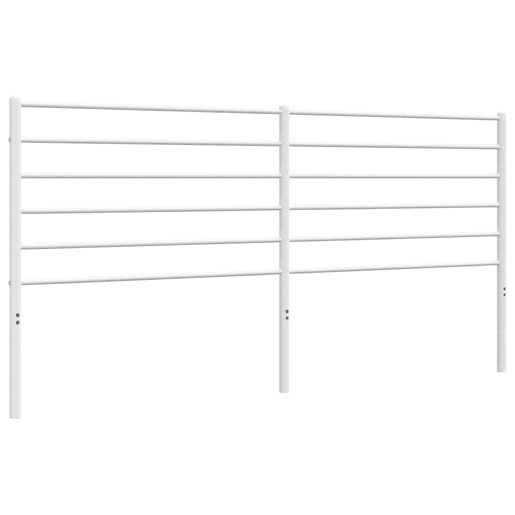 vidaXL Cabeceira de cama 180 cm metal branco vidaXL Cabeceira de cama 180 cm metal branco