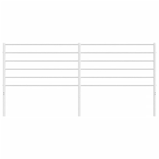 vidaXL Cabeceira de cama 180 cm metal branco vidaXL Cabeceira de cama 180 cm metal branco