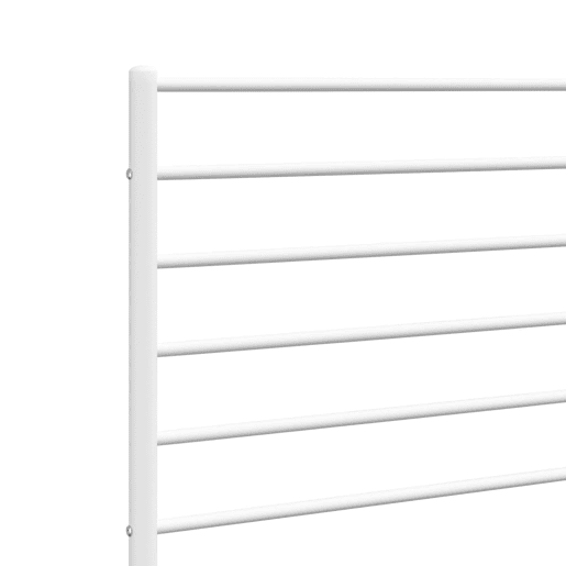 vidaXL Cabeceira de cama 180 cm metal branco vidaXL Cabeceira de cama 180 cm metal branco