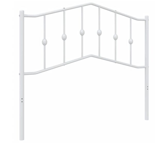 Vidaxl cabecero de metal blanco 107 cm