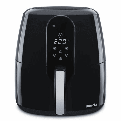 Fritadeira de Ar Hkoenig Preto 1800 W 5,5 L Fritadeira de Ar Hkoenig Preto 1800 W 5,5 L