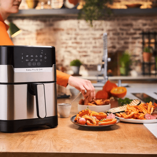 Fritadeira sem Óleo Tefal EY505D15 Preto Prateado Aço 1550 W 4,2 L