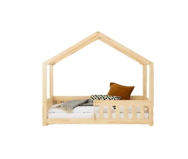 Cama cabaña infantil de madera rmp mila - 90x200cm