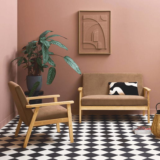 Sofá de 2 lugares com banco e cadeirão de bombazina, pernas de madeira, Isak veludo, Taupe, 231x97x75 cm