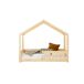 Cama cabaña infantil de madera RMP Mila 70x140 Cama cabaña infantil de madera RMP Mila 70x140 Natural