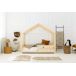Cama cabaña infantil de madera RMP Mila 70x140 Cama cabaña infantil de madera RMP Mila 70x140 Natural