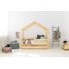 Cama cabaña infantil de madera RMP Mila 70x140 Cama cabaña infantil de madera RMP Mila 70x140 Natural