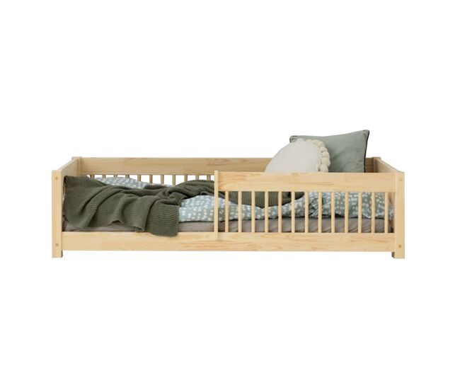 Cama 90x190 con somier Ariette Madera