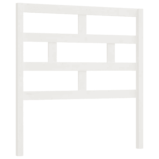 vidaXL Cabeceira de cama 96x4x100 cm pinho maciço branco vidaXL Cabeceira de cama 96x4x100 cm pinho maciço branco