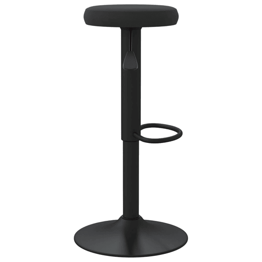 vidaXL Bancos de bar 2 pcs veludo preto