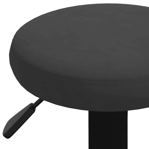 vidaXL Bancos de bar 2 pcs veludo preto