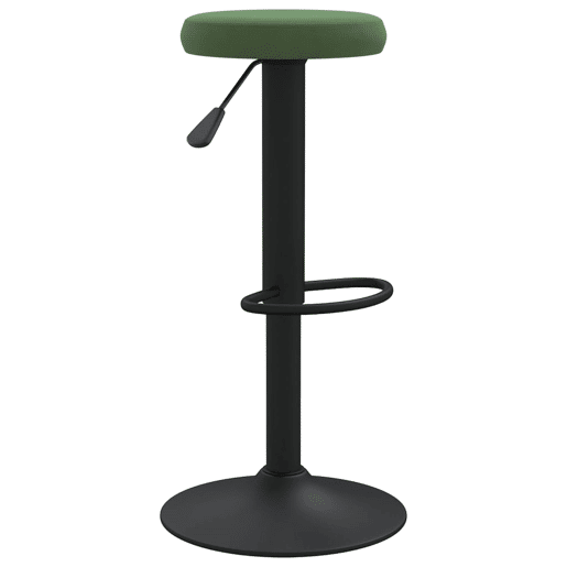 vidaXL Bancos de bar 2 pcs veludo verde-escuro
