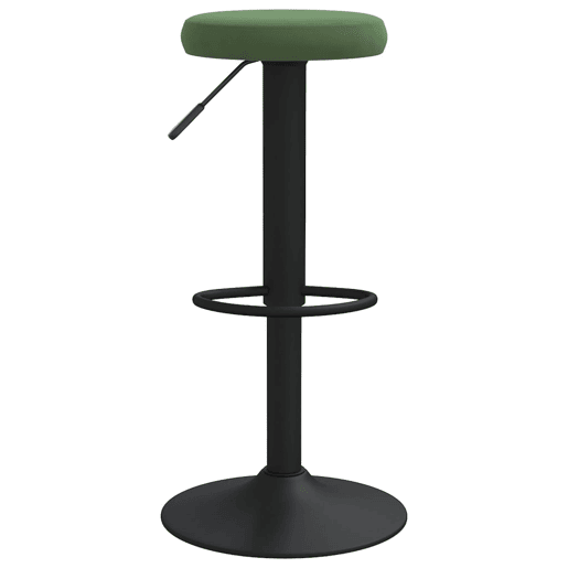 vidaXL Bancos de bar 2 pcs veludo verde-escuro
