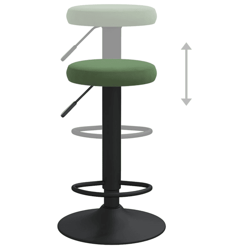 vidaXL Bancos de bar 2 pcs veludo verde-escuro