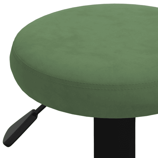 vidaXL Bancos de bar 2 pcs veludo verde-escuro