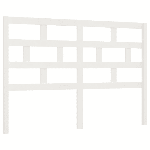 vidaXL Cabeceira de cama 146x4x100 cm pinho maciço branco vidaXL Cabeceira de cama 146x4x100 cm pinho maciço branco