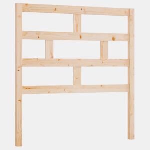 vidaXL Cabeceira de cama 106x4x100 cm pinho maciço