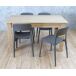 DUPI Mesa Comedor Aitana con Estructura y Tapa Superior de Madera 110x69 DUPI Mesa Comedor Aitana con Estructura y Tapa Superior de Madera 110x69 Blanco