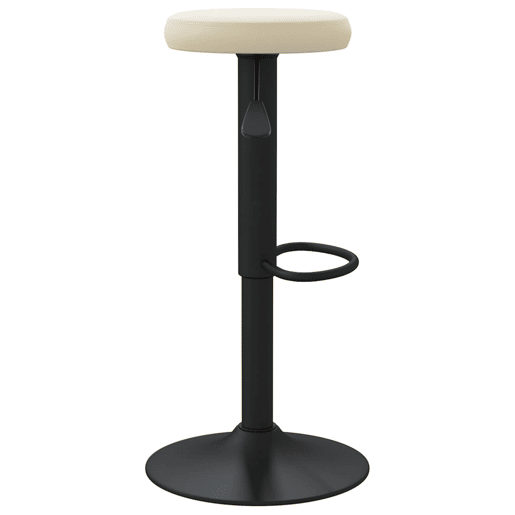 vidaXL Bancos de bar 2 pcs veludo creme vidaXL Bancos de bar 2 pcs veludo creme